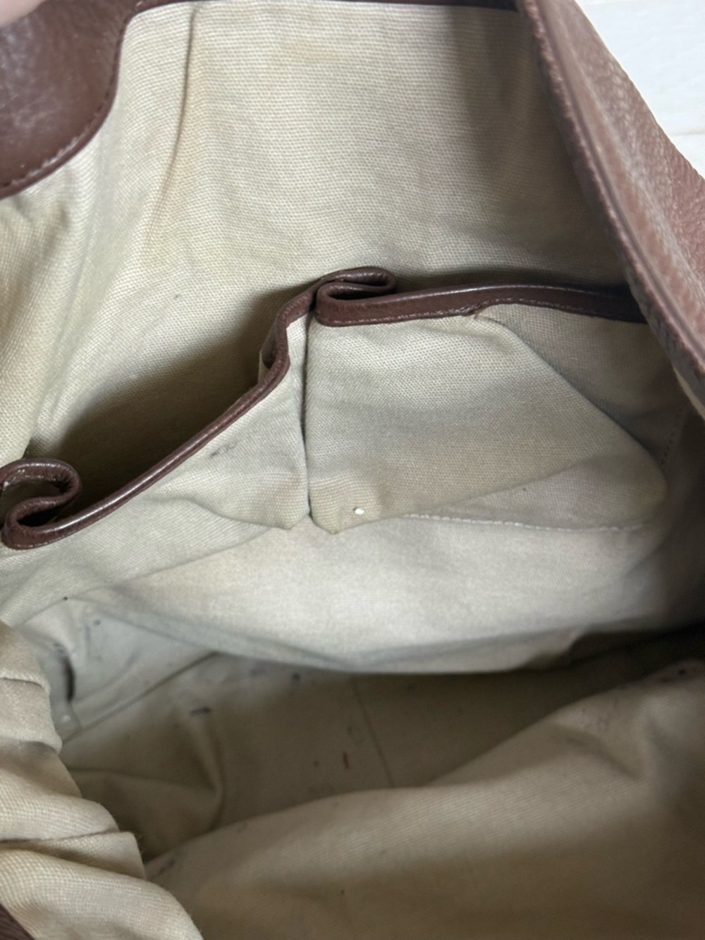 Tory Burch Brown Pebbled Leather Shoulder Bag - Picture 15 of 16
